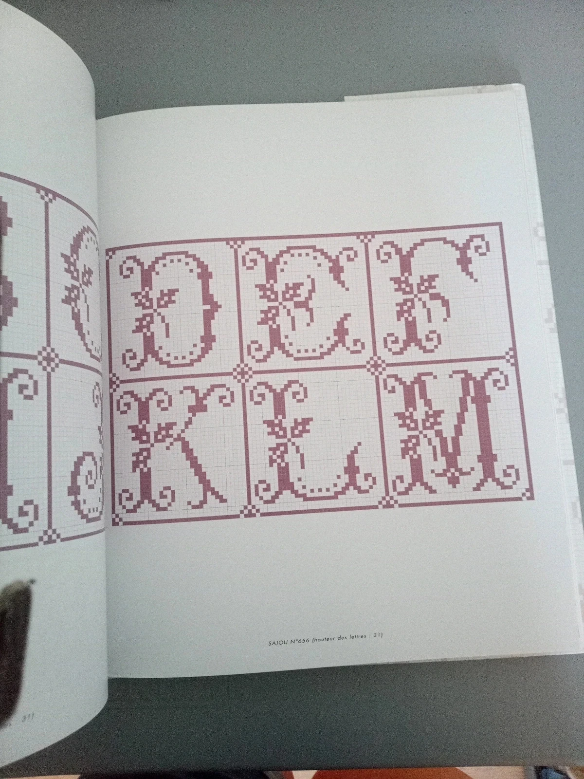 Boek "Alphabets Anciens à broder au point de croix" - Véronique Maillard – photo 5